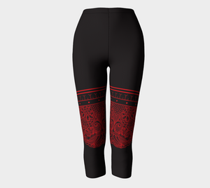 Red Lace Capris